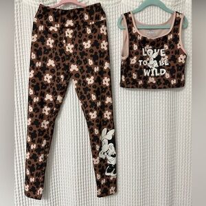 Zara X Disney Minnie Mouse Activewear Set